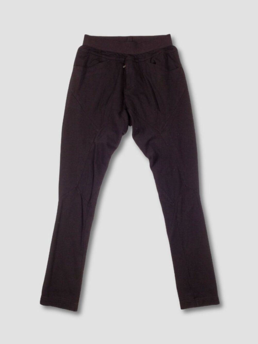 JULIUS S/S 2015 PRISM Collection Black Cotton Slim Fit Sweatpants